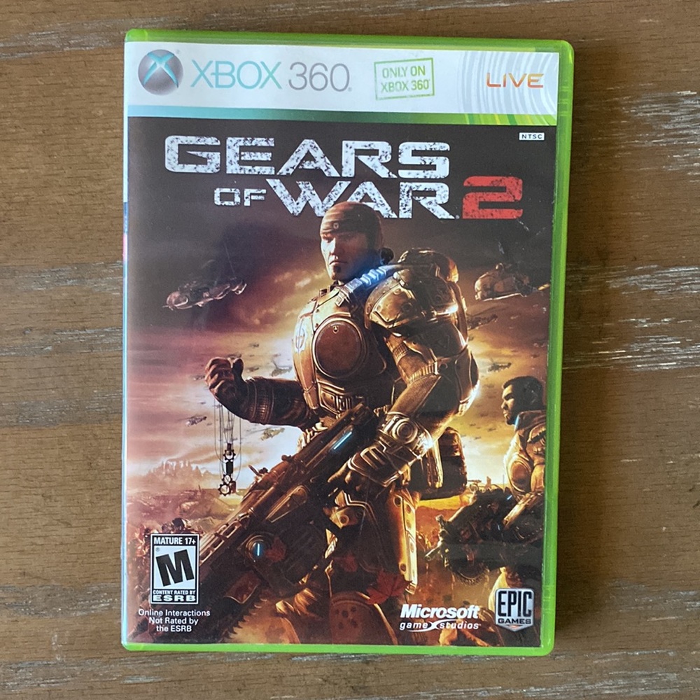 2008 Original "Gears of War 2" XBOX 360 Game